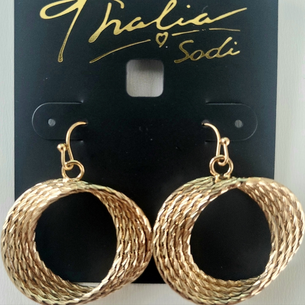 Thalia sodi,pair of earrings with a unique design